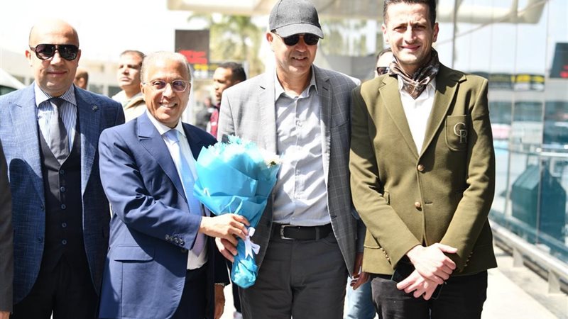 استقبال بيراميدز لبعثة الجيش المغربي