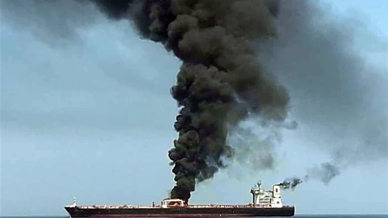  استهداف سفينة دعم