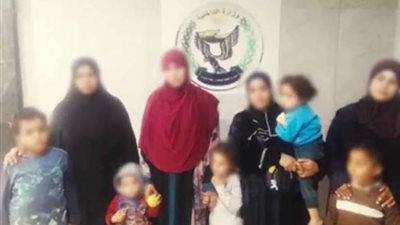 ضبط 6 سيدات استغلوا أطفال الأحداث في أعمال التسول بالجيزة