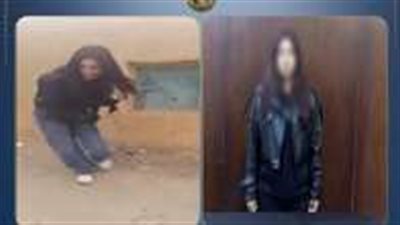 ضبط طالبة بحدائق القبة 