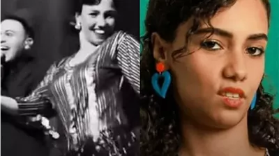 برقصة مستوحاة من الزمن الجميل.. دينا دياب تتصدر التريند (فيديو)