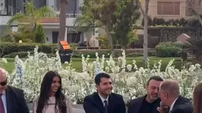 محمد السعدي يحتفل بعقد قران ابنته عهد