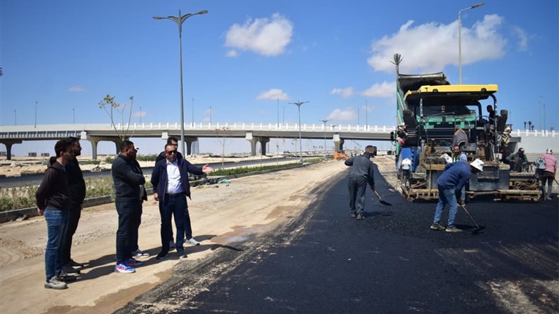 جانب من جولة رئيس جهاز مدينة العلمين 