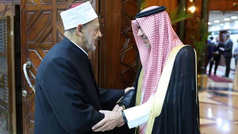 الإمام الأكبر أحمد الطيب، شيخ الأزهر، والسفير السعودي