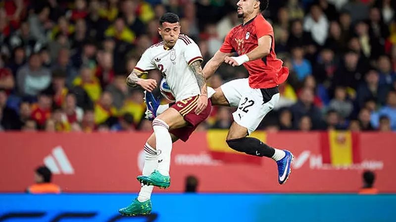 مباراة مصر وإسبانيا