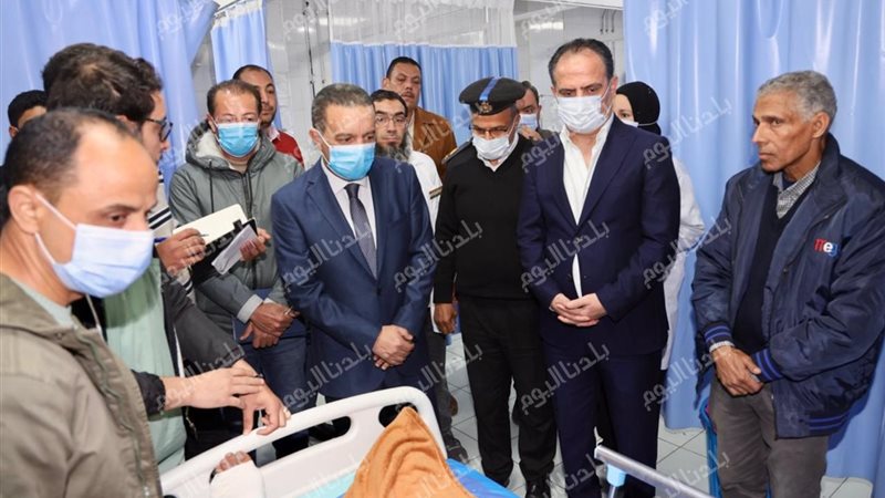 محافظ المنوفية يطمئن