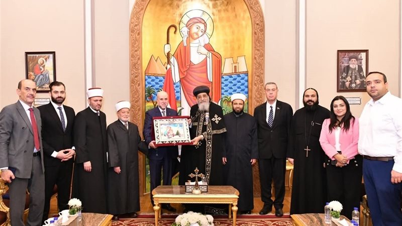 البابا مع الدكتور