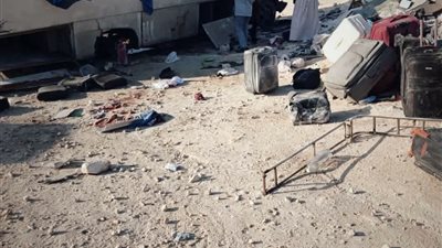إصابة 18 طالبًا في انقلاب أتوبيس على الطريق الصحراوي الشرقي بالمنيا