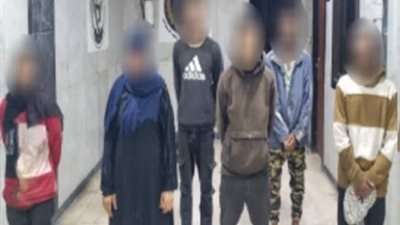 ضبط 9 متهمين بينهم سيدات لاستغلالهم أطفالا في أعمال التسول بالجيزة