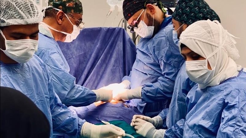 إجراء العملية الجراحية