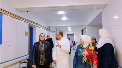 مديرة الإدارة الصحية بالدقهلية تتفقد مستشفى أجا النموذجي لمتابعة انتظام العمل 
