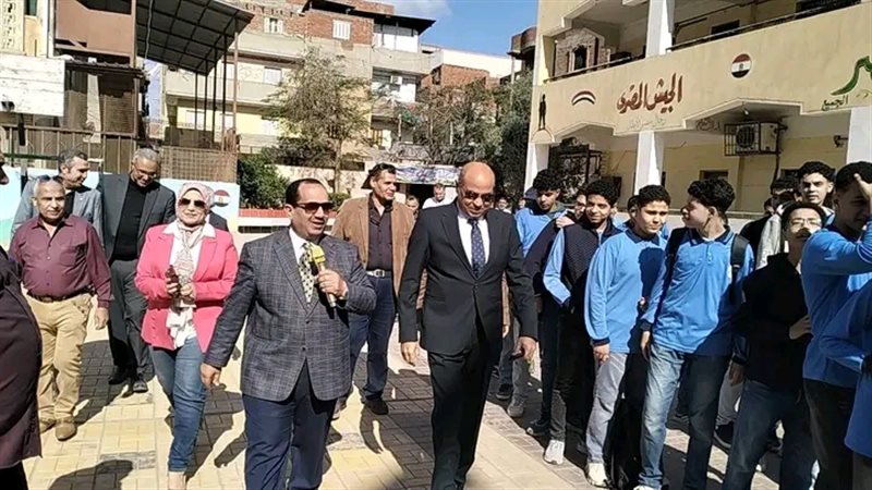 الرشيدى يتابع مدارس