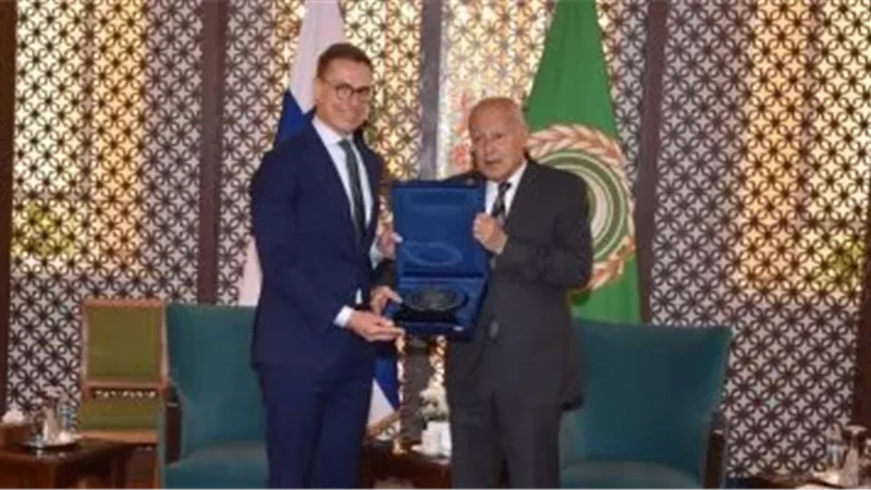 لقاء أبو الغيط ورئيس