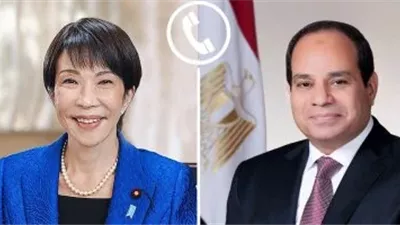 السيسي يبحث مع رئيسة وزراء اليابان تعزيز الشراكة وتسوية أزمة إيران وغزة