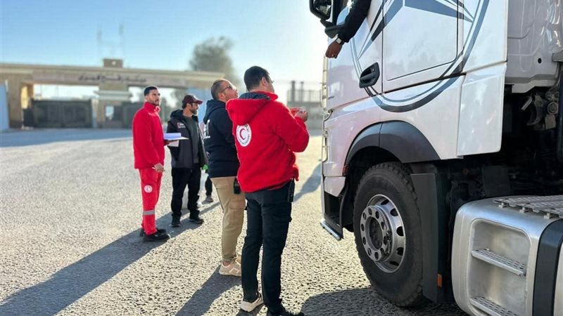 شاحنات المساعدات