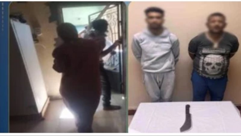 ضبط المتهمين باقتحام