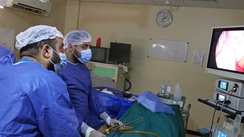 نجح الفريق الطبي