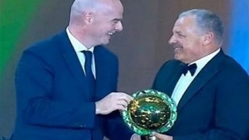 هاني أبو ريدة وانفاتينو