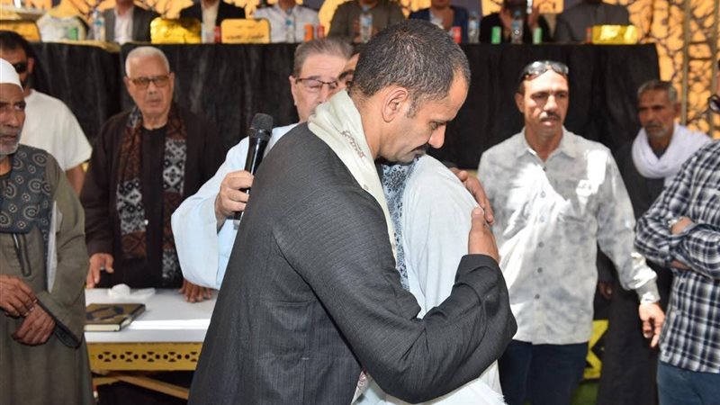امن المنيا ينهي خصومة
