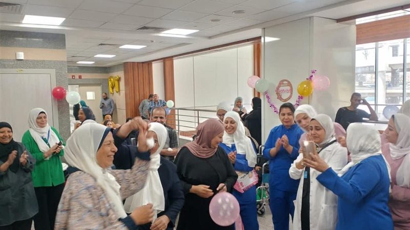 خلال استقبال المرضى