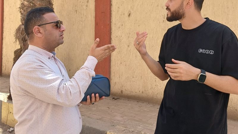 الشاب المتضرر 
