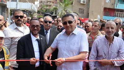 محافظ القليوبية يفتتح معرضاً لبيع الخضار واللحوم بالقناطر الخيرية