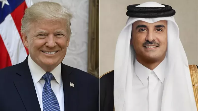 الشيخ تميم وترمب