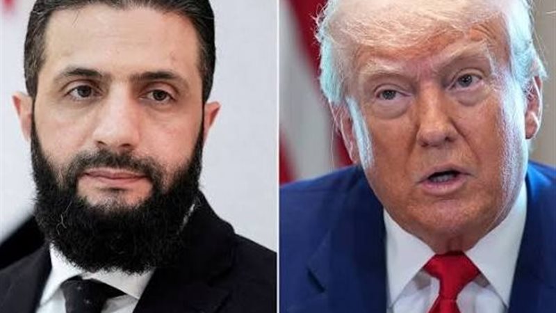أحمد الشرع و دونالد