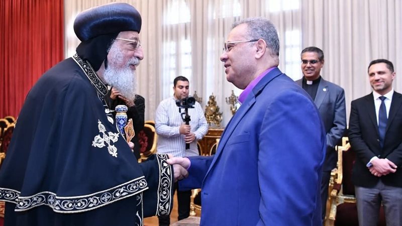 البابا تواضروس يستقبل