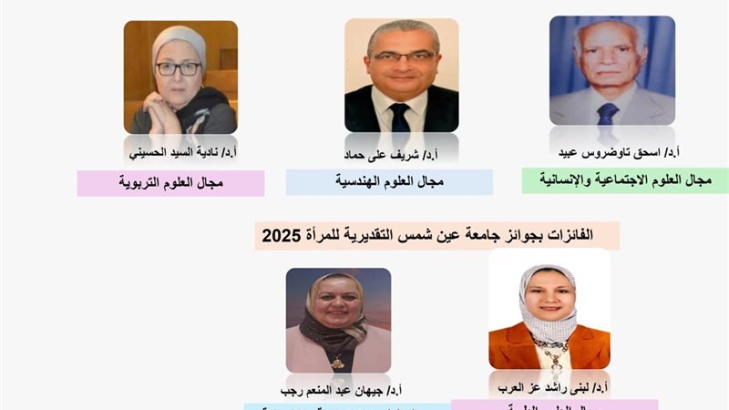جوائز جامعة عين شمس