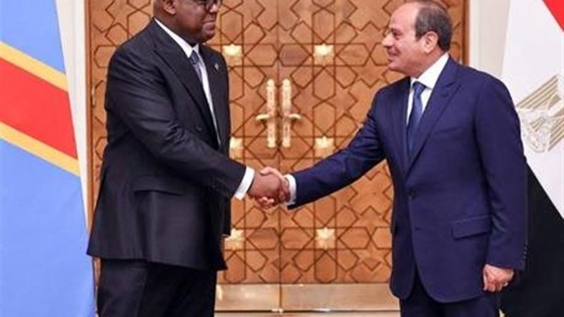 الرئيس السيسي ورئيس الكونغو