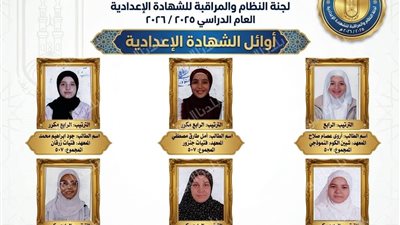 بالأسماء.. ننشر أوائل الشهادات الابتدائية والإعدادية الأزهرية بالمنوفية