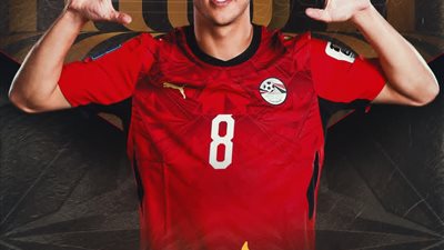 أمام عاشور يسجل هدف التقدم لمنتخب مصر  أمام بلجيكا 