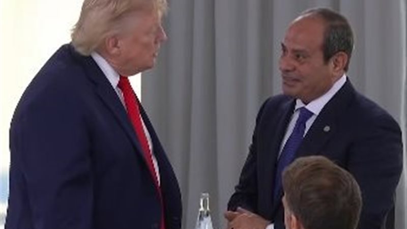 الرئيس السيسي وترامب