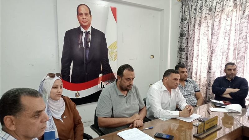 اجتماع موسع لمتابعة عدد من الملفات التنظيمية والخدمية المهمة