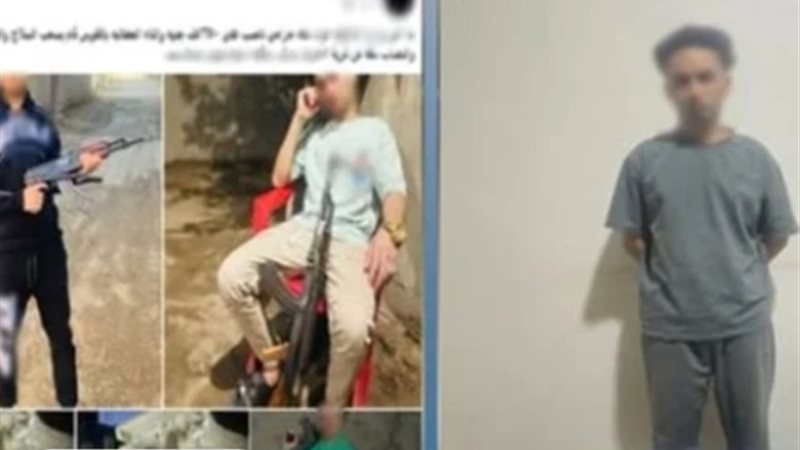 ضبط عامل في سوهاج بعد تداول صور له بسلاح ناري