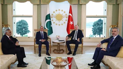 أردوغان وشهباز شريف يبحثان في إسطنبول تعزيز الشراكة الثنائية.. وتأكيدات على توسيع التعاون الاقتصادي