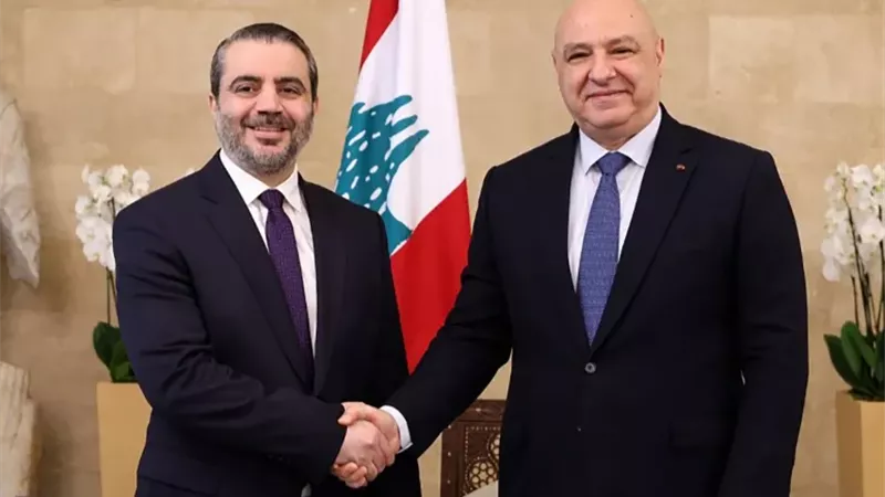 الرئيس اللبناني ووزير
