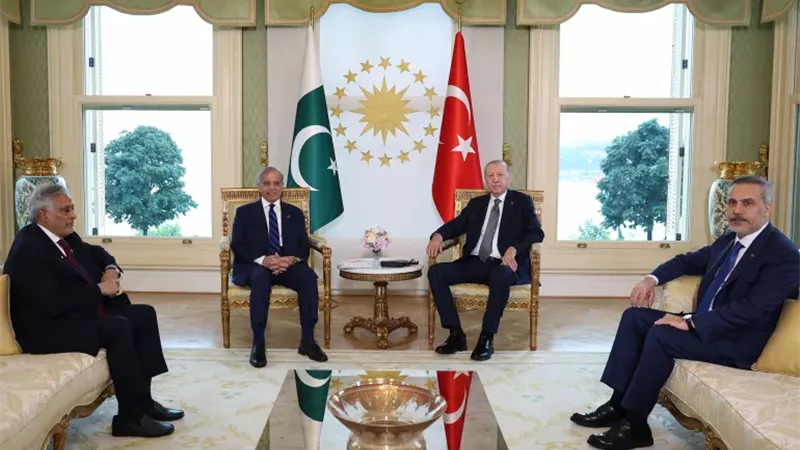 أردوغان وشهباز شريف