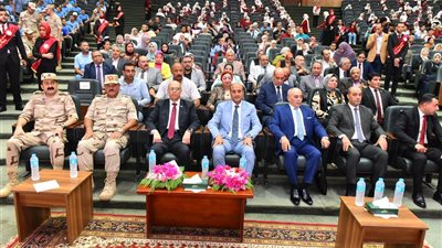 محافظ أسيوط يشهد احتفالية جامعة أسيوط بذكرى 30 يونيو