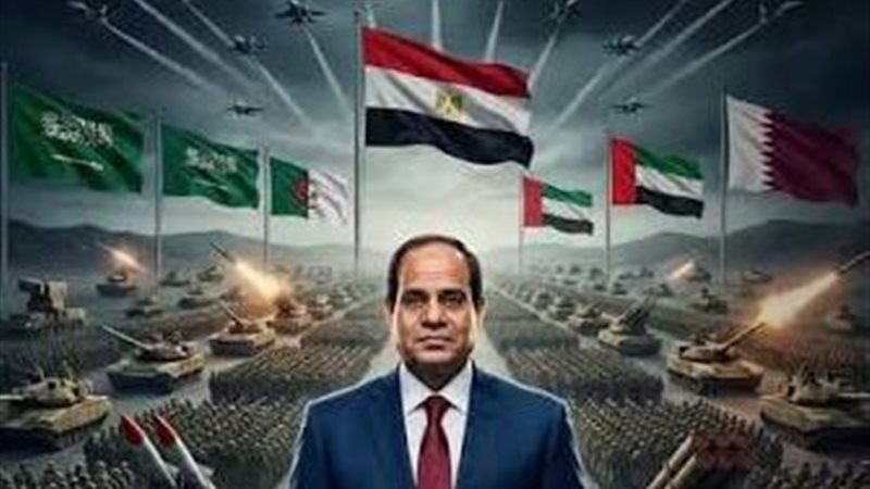 قوة عربية تقودها