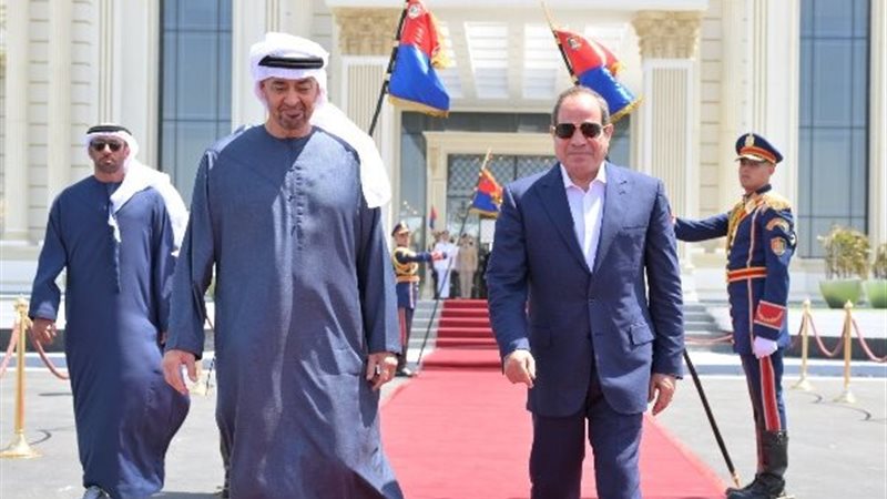 الرئيس السيسي يودع