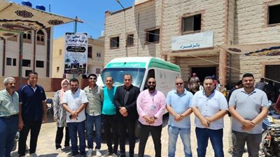بقيادة الدكتور محمد أبو السعد.. قافلة علاجية مجانية بقرية الزهراء في بلطيم