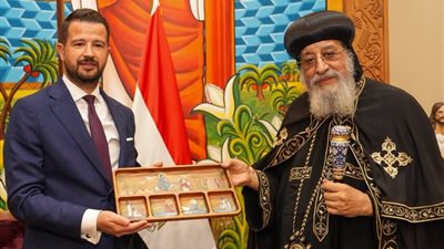 البابا تواضروس يستقبل رئيس الجبل الأسود بالمقر البابوي بالقاهرة