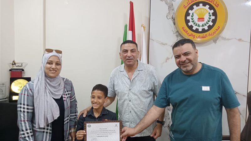 تكريم بطل السنبلاوين