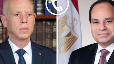 السيسي وقيس سعيد يبحثان هاتفياً علاقات التعاون الثنائي ومستجدات الأوضاع الإقليمية