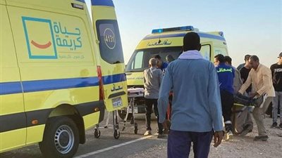مصرع شخص وإصابة اثنين في انقلاب سيارة ملاكي بالمنيا