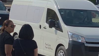 تشييع جنازة والد تامر حسني من مسجد الدجوي بأكتوبر (صور)