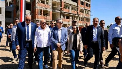 وزير التخطيط ومحافظ البحيرة يتفقدان إنشاء المدرسة المصرية اليابانية بدمنهور ضمن خطة تطوير التعليم