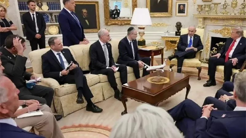 ترامب يستقبل نتنياهو